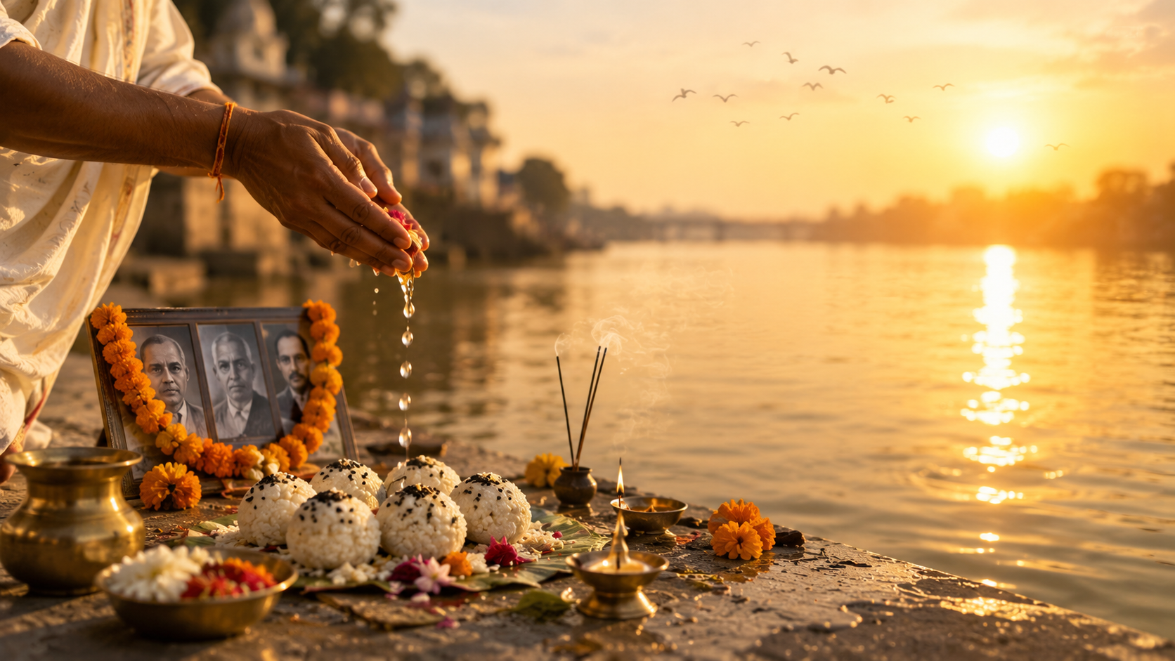 Shradh Karma preparation in Gayaji